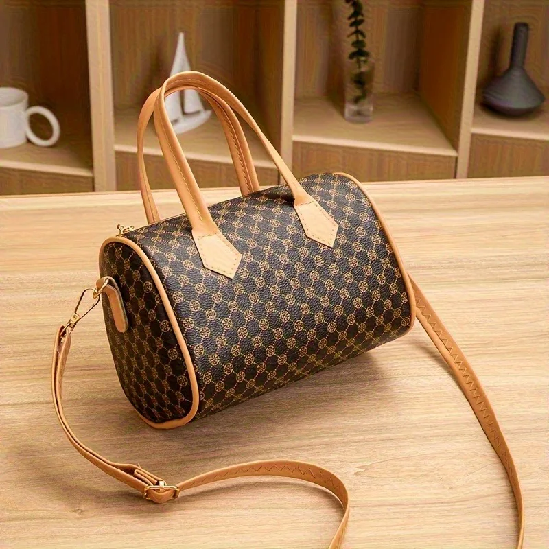 Handtaschen im Vintage-Stil, Umhängetasche, verstellbarer Riemen, Damen-Messenger-Umhängetasche, elegantes Accessoire, Einkaufstasche, Geldbörse, schick – Detail 9