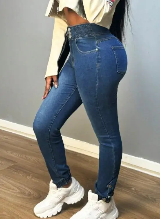 

2026 Elegant New Fashion Casual Simple and Sexy Tight Hip Lifting Women's Jeans Female Clothing