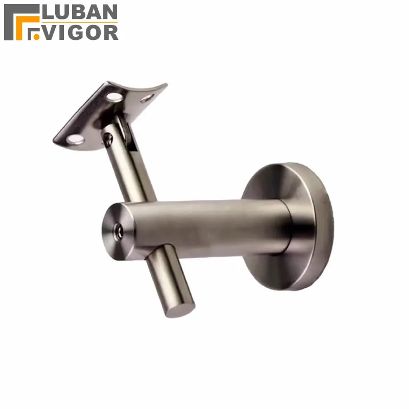Rotatable Flat Panels Solid 304 Stainless Steel Handrail Bracket Stent Support Glass Support Stairs