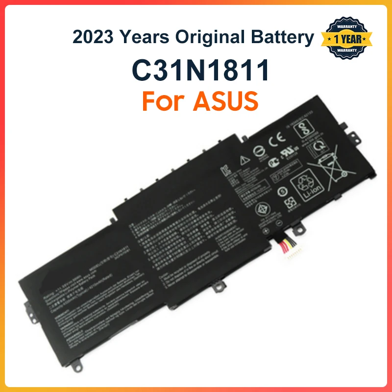 Imagem -01 - Bateria do Portátil para Asus 0b20003080000 Bx433fn Ux433fn2s Zenbook 14 Ux433f Ux433fa-a5046r C31n1811 bateria do portatil para asus 0b20003080000 bx433fn ux433fn2s zenbook 14 ux433f ux433fa a5046r c31n1811 01