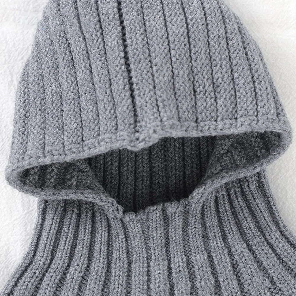 Cold-Proof Neck Warm Beanies Scarf Integrated Windproof Collar Pullover Cap Balaclavas Kid Earmuffs Caps Winter Season
