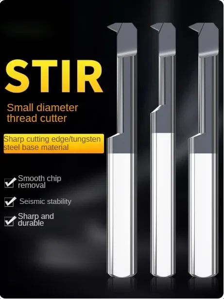 

STIR small diameter inner hole thread cutter 60 degree tungsten steel boring cutter CNC alloy inner tooth cutter STIR40150-60