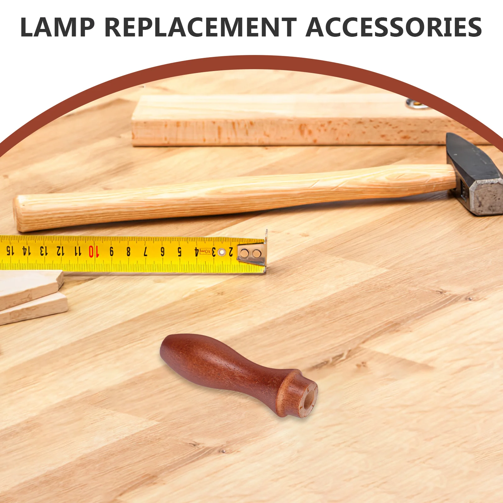 خمر الحبل الخشبي قبضة قلادة تركيب المصابيح أجزاء قطرات سحب نهاية ل ثريا تركب بالسقف الستائر ظلال استبدال مقابض المصابيح #4