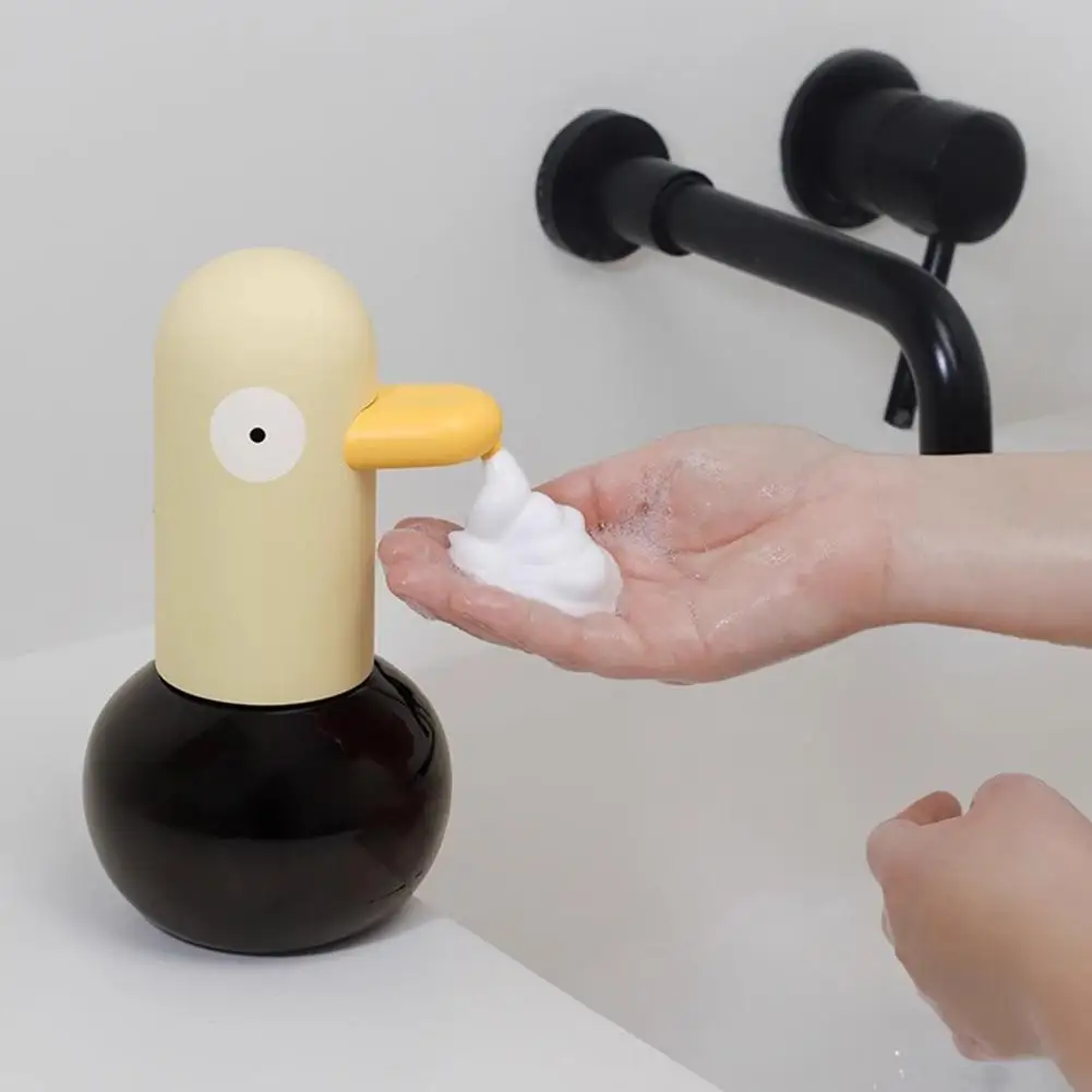 

400ML Automatic Soap Dispenser Duck Shape Contactless Liquid Soap Dispenser High-Precision Sensor Soap Dispenser For Bathroom