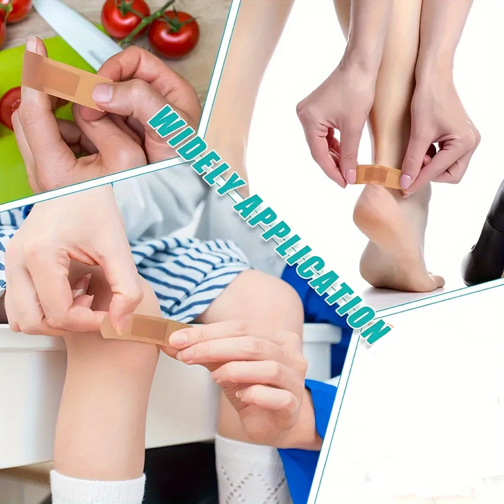 100/200/300 قطعة أشكال متنوعة الإسعافات الأولية مقاوم للماء الجرح ضمادة تنفس الفرقة المعونة للمنزل السفر مجموعات الطوارئ