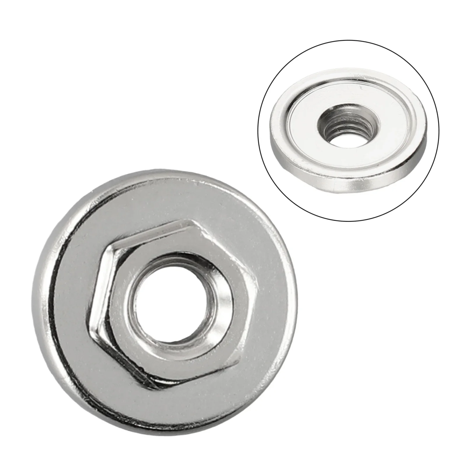 100 Type Angle Grinder Nuts Hexagon Set Tools Grinder Disc Replacement Parts For Stainless Steel Hexagon Nut Fitting Tool
