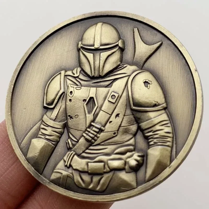 Hasbro Star Wars Warriors Relief Bronze เหรียญที่ระลึกคอลเลกชันการ์ตูนที่ระลึกป้ายโลหะเหรียญของขวัญ