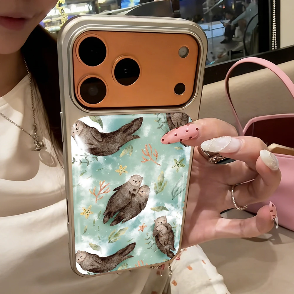 Neue Blumen-Meer-Küsten-Klebstoffhülle für iPhone 15 17 13 Pro Max Phone 11 12 ProMax 14 15 16 Plus Hüllen Stoßfeste Luxus-Coque – Detail 18