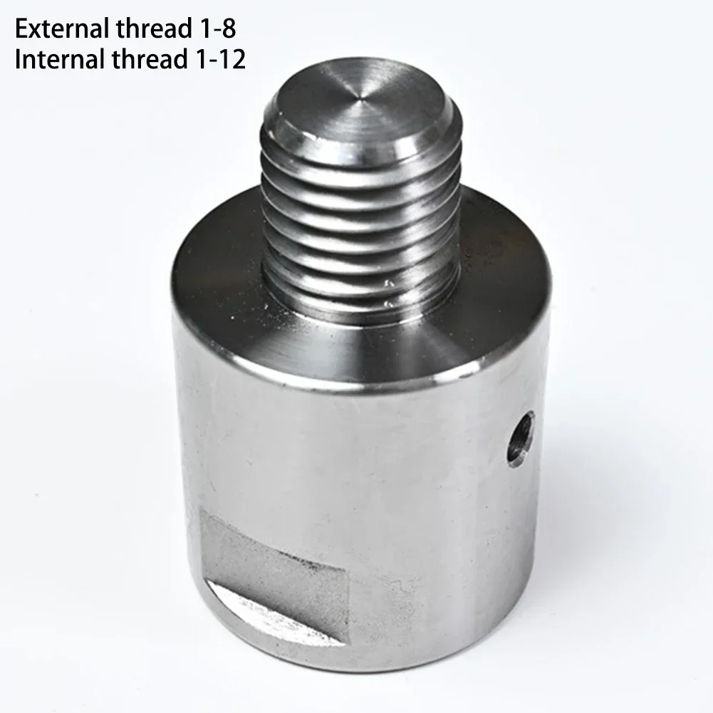 

Woodworking Lathe Spindle Chuck Adapter Converts Reducing Sleeve Male Thread 1"8 Female Thread 1"12 For Lathe Turning Tools