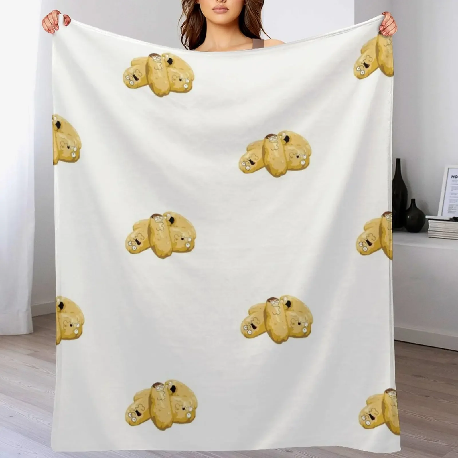 Peter Potatos Throw Blanket Lightweight Warm Blanket for Travel Camping