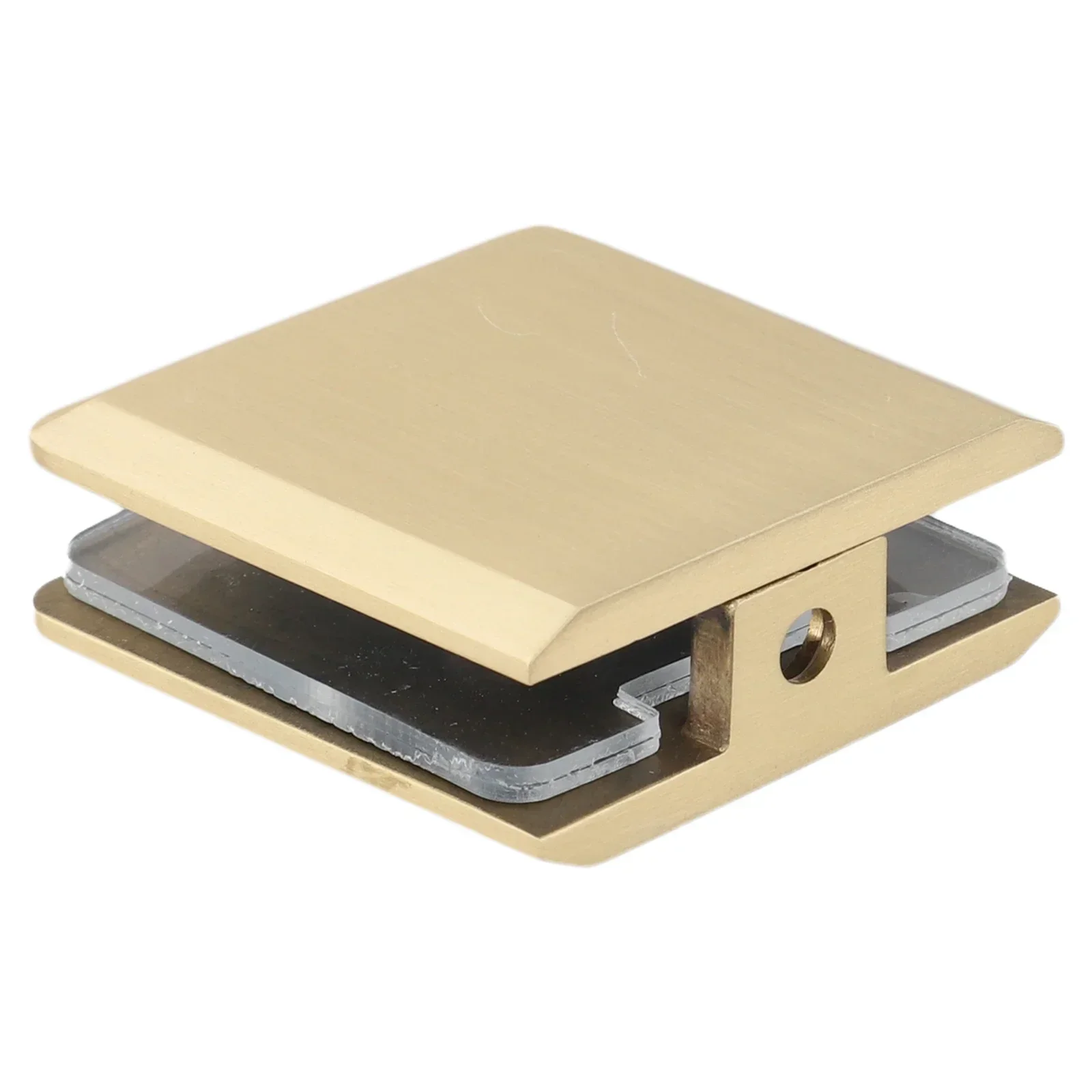 

Bathroom Glass Fixing Brass Glass Clamp U-clamp For Tempered Glass Panels Brass Clamp Versatile Glass Thickness