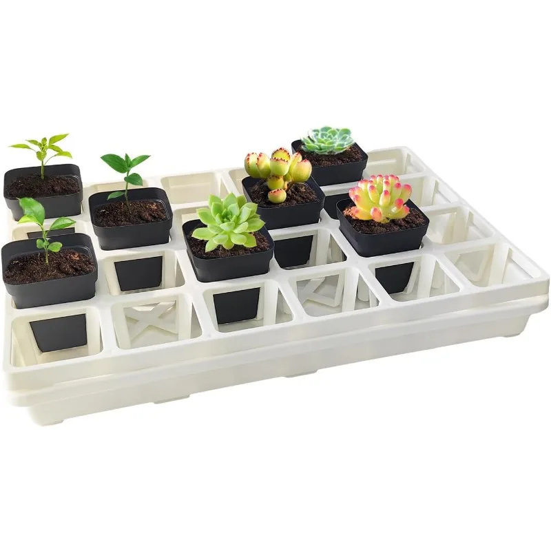 공장 직판 안정적인 친환경 플라스틱 이식용 씨앗 발아 화분 육묘 트레이