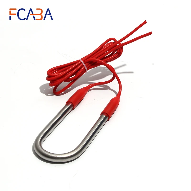 FCABA U-shaped Submersible Low Voltage DC Heating Tube 12V 50W/100W/150W/200W Heating Pipe