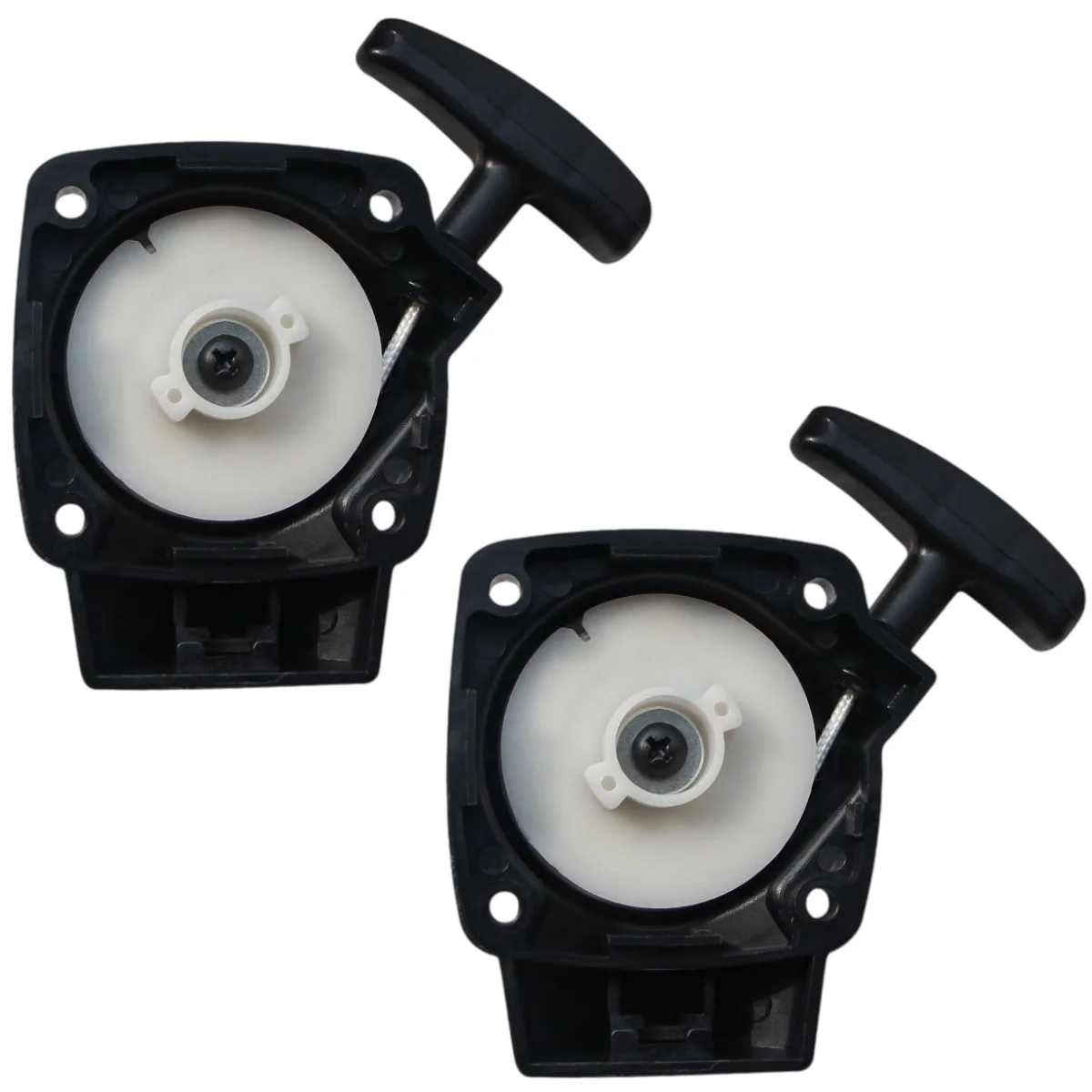 2PCS Grass Trimmer Recoil Pull Starter For 411 40F-6 IE40-6 Spare Parts For Brush Cutter Start Replacements