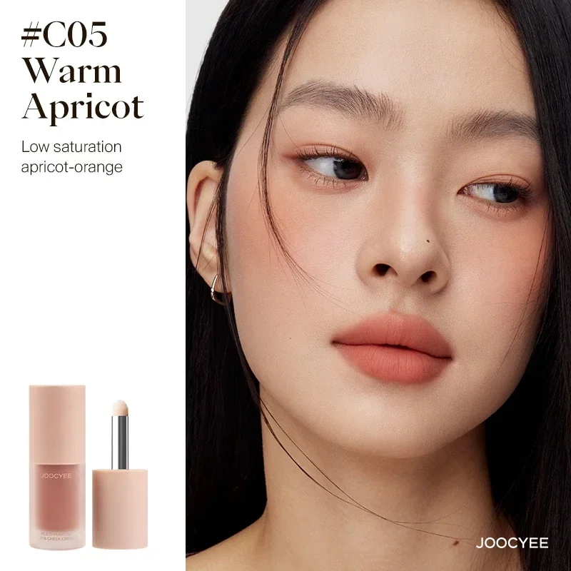 JOOCYEE Liquid Lipstick Blusher Cream Lip Glaze Natural Easy to Blend Long-wearing Waterproof Longlasting  Rare Makeup Beauty