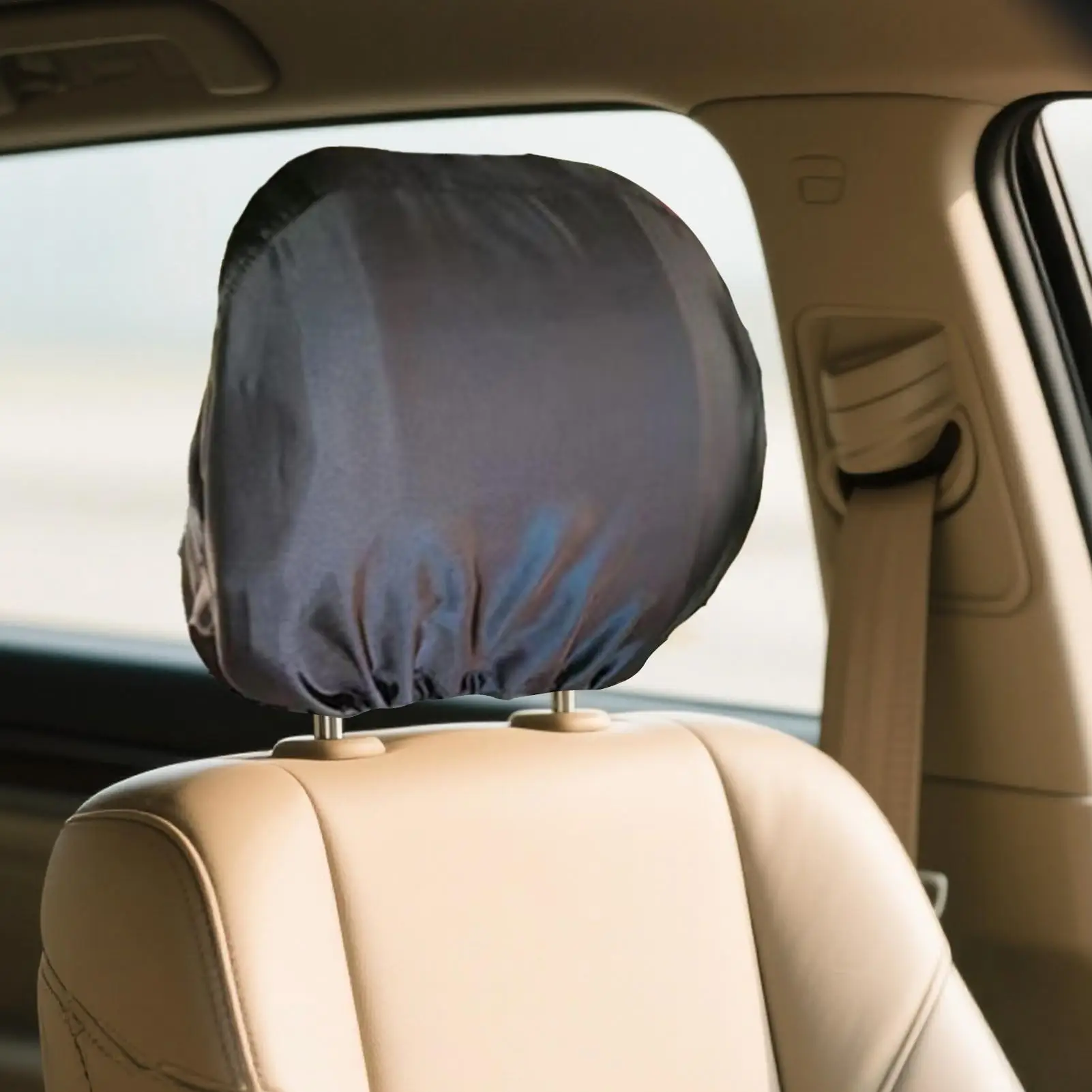 1PC Car Seat Headrest Cover Anti-Dirty Elastic Protective Cover Car Interior Products Modified Seat Cover Lorry Sedan Universal