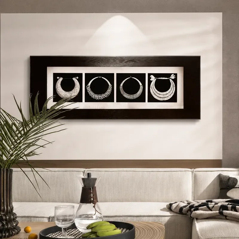 New 3D Magnolia Flower Wall Pendant Chinese Style Hotel Lobby Living Room High End Background Decor