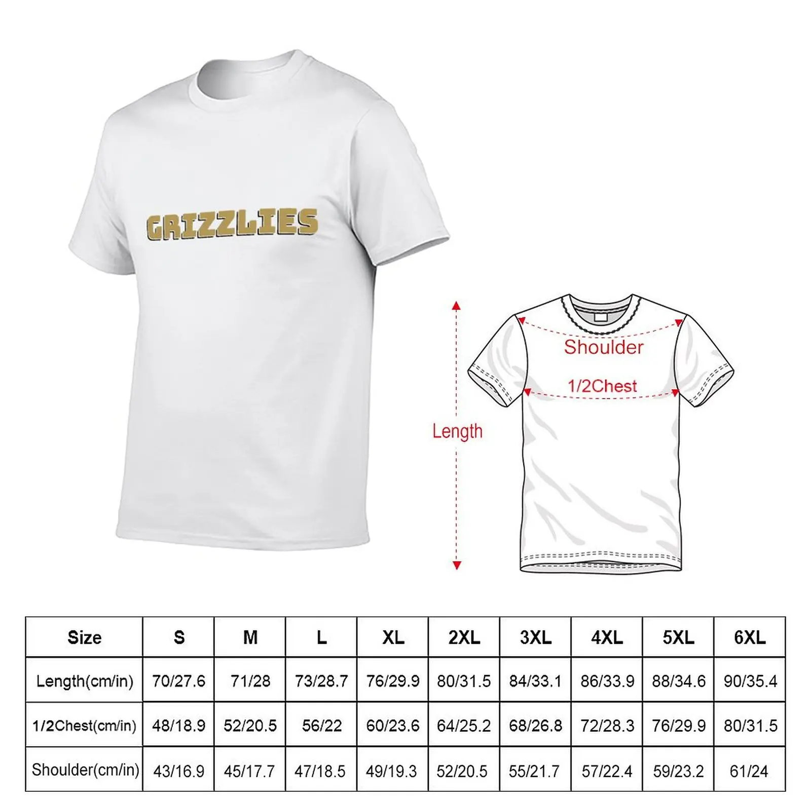 Oakland University Grizzlies T-Shirt Breathable Basic Cotton T-Shirt