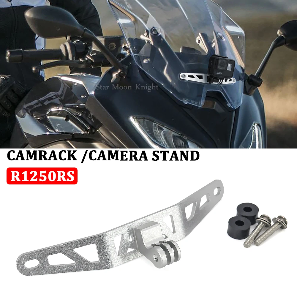 

R1250RS Motorcycle Accessories Holder Cam Camera Driving Recorder Bracket Front Camera Mount CamRack For BMW R 1250 RS R1250RS