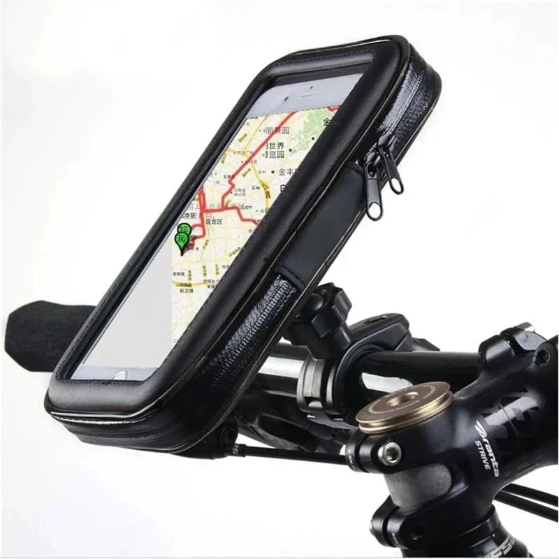 

Bicycle Motorcycle Universal Waterproof Phone Holder for iPhone Xs 12 Pro Max GPS Stand Bag for Samsung Xiaomi Bike Handlebar