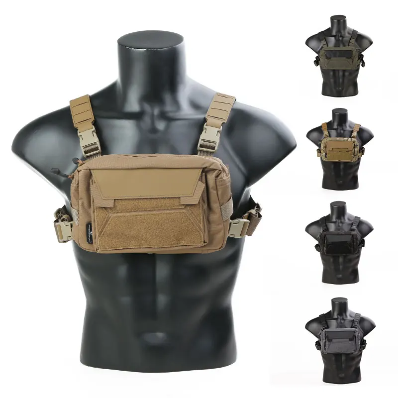 PAZAGUILA Tactical Chest Recon Bag TORANTAR Action Pouch Utility Panel EDC Tool Gear Airsoft Hunting Hiking Outdoor Sports Nylon