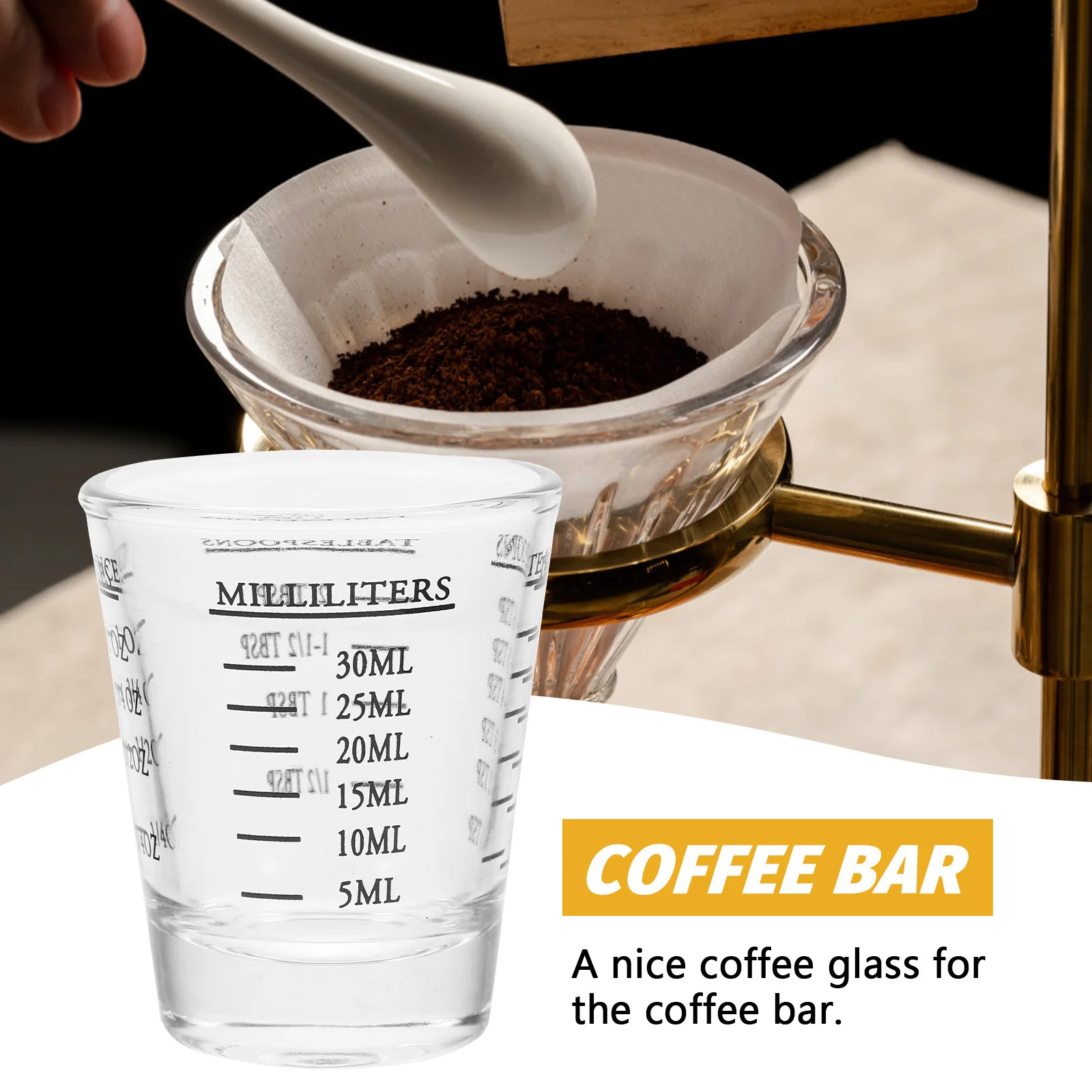 

3 Pcs Liquid Measuring Cup Glass Graduated Baking Accessory Multi-function Bakery Supplies Clear Measure Milk Coffee