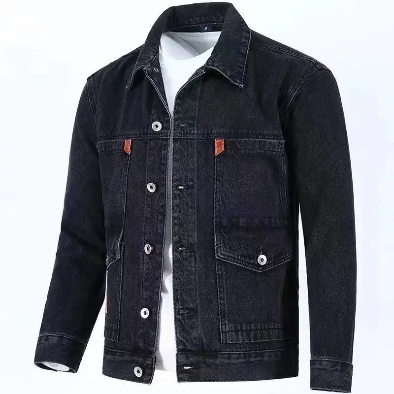 Abrigo vaquero para hombre, chaquetas vaqueras con botones de talla grande para mantener el calor, estética Joker a bordo, entrega rápida, precio bajo, costo de moda L S