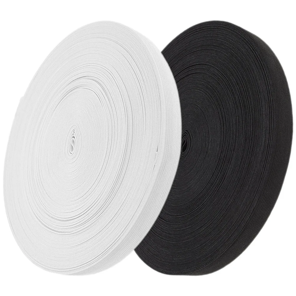 

2 Rolls Stretch Sewing Elastic Band Polyester Strap For Pants Skirts T-Shirts Diy Clothes Waistband Kids Baby Maternity Wear
