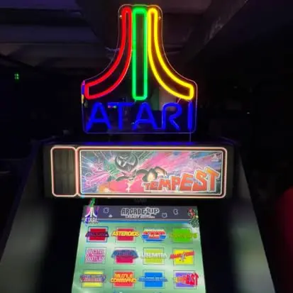 LED Neon Sign Light para Game Room Decor, Game Console, USB, Sinal Logotipo, Homem Caverna, Pub, Gamer Presente