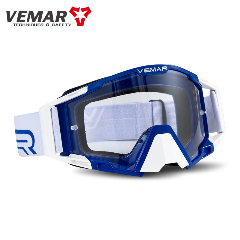 Men Heavy-Duty Protective Goggles for Motorcycle Helmet and Off-Road Use, Windproof Dustproof Riding Motocross Motorbike Eyewear