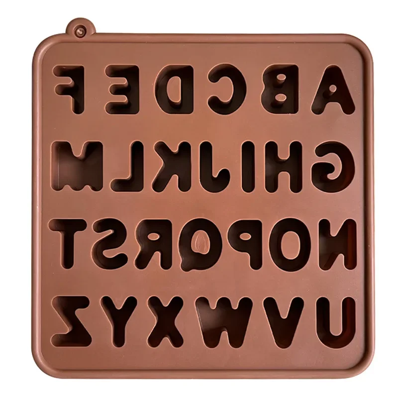 26 English Letters Silicone Chocolate Mold, Ice Grid Mould XG620