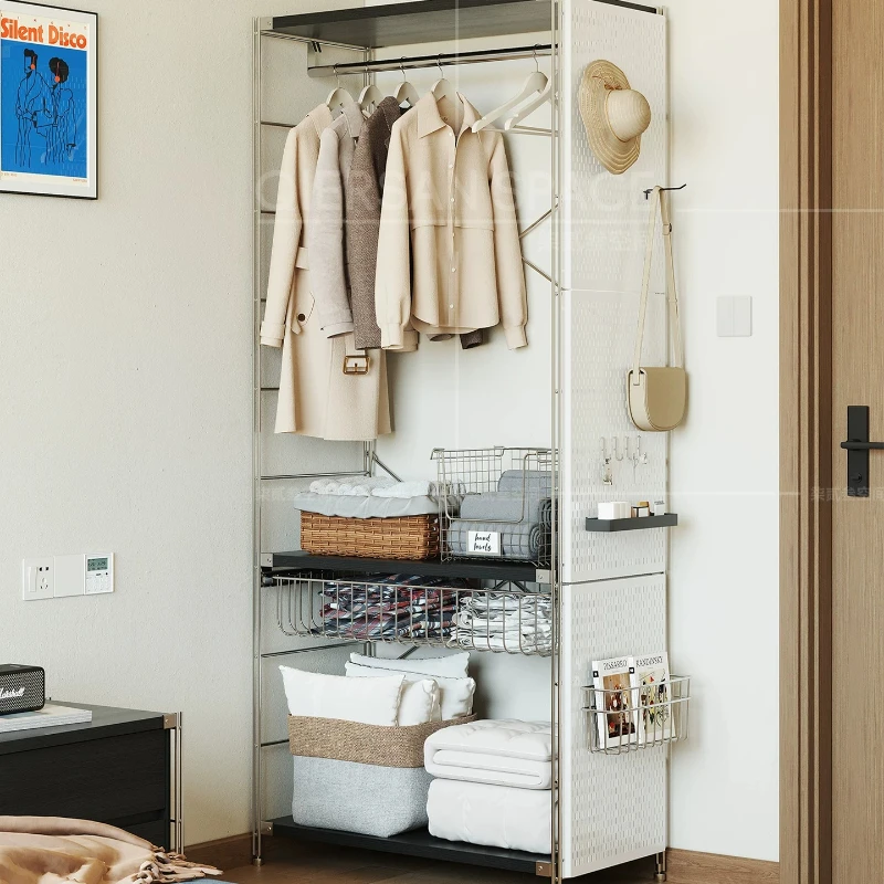 Modern Space Saving Closet Nordic Minimalist Display Open Simple System Wardrobe Storage Organizer Vestidores Salon Furniture