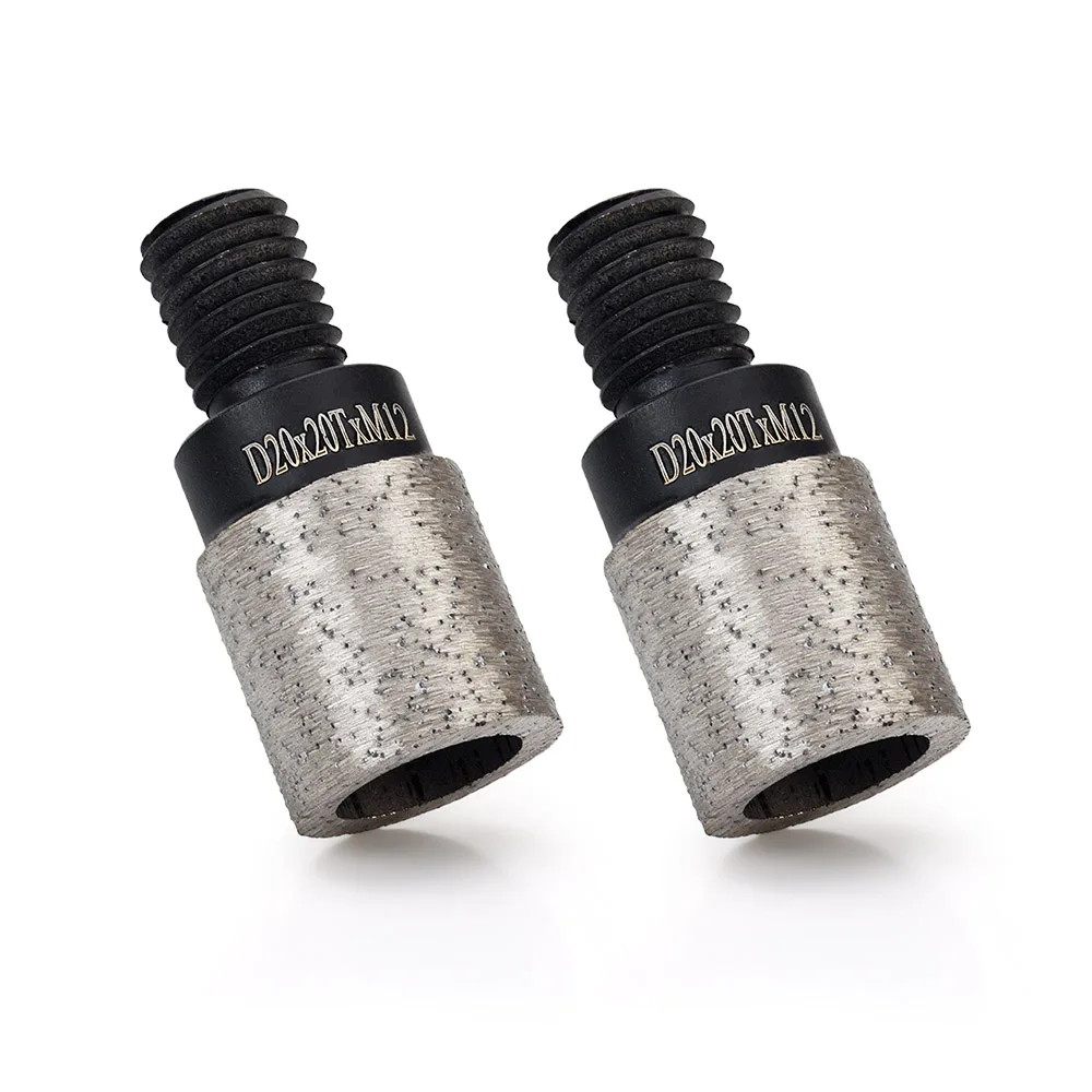 20mm CNC Diamond Incremental Finger Bit M12 CNC Milling Finger Diamond Bit for Granite, Marble and Engineered Stone