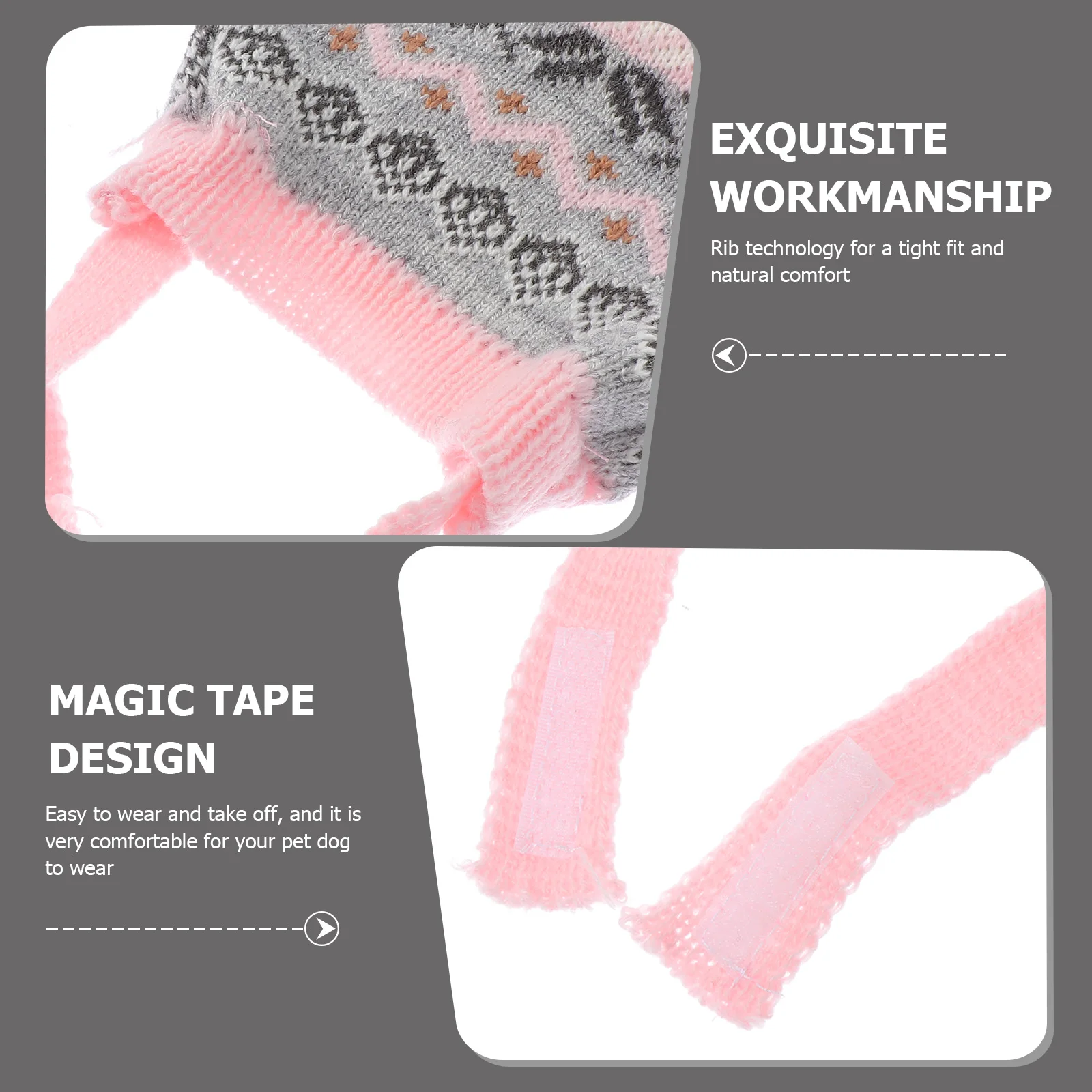 

Hat and Scarf Set for Puppy Xmas Puppy Hat Pet Puppy Scarf Dog Supplies Xmas Puppy Accessories