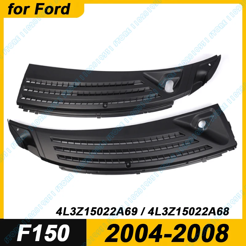 

Для 2004-2008 Ford F150, капот стеклоочистителя, решетка вентиляционной панели, замена капота в сборе с левым рулем 4L3Z150A69AA 4L3Z150A68BA