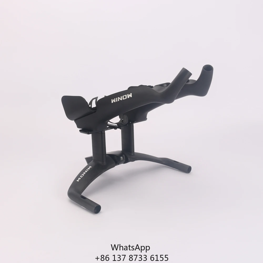 

Карбоновый руль TT 2025, модель HB053 Aero, интегрированный карбоновый руль для TT Bike, карбоновый руль с пробным временем, TT-бар