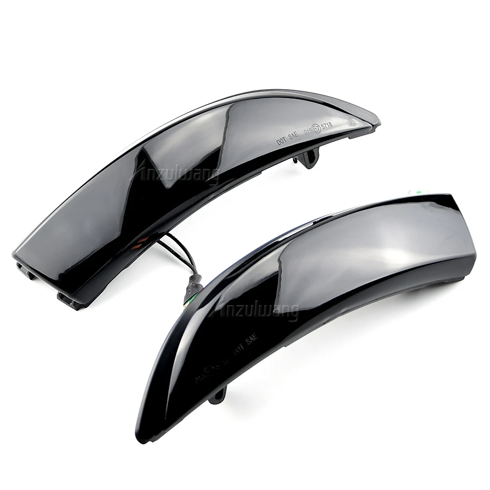 

2pcs For Ford Fiesta MK6 B-Max 2008-2017 LED Flashing Dynamic Turn Signal Mirrors Lamp Car Tuning Indicator Light