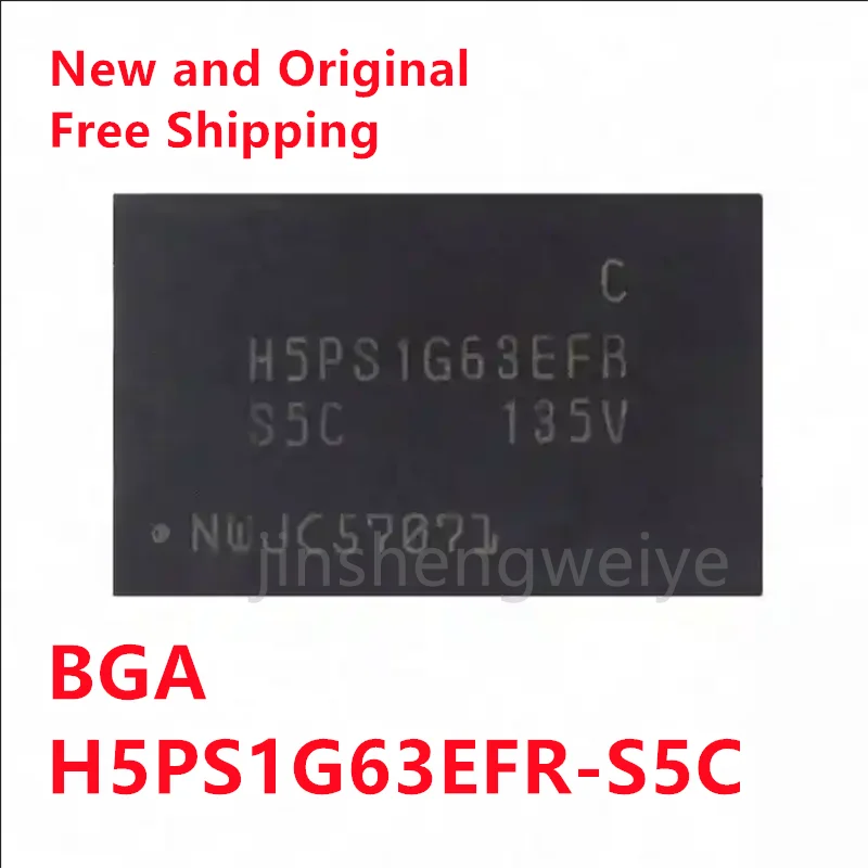 1~60PCS H5PS1G63EFR-S5C H5PS1G63EFR BGA Memory Chip Buffer Memory Particles Brand New Good Quality Free Shipping