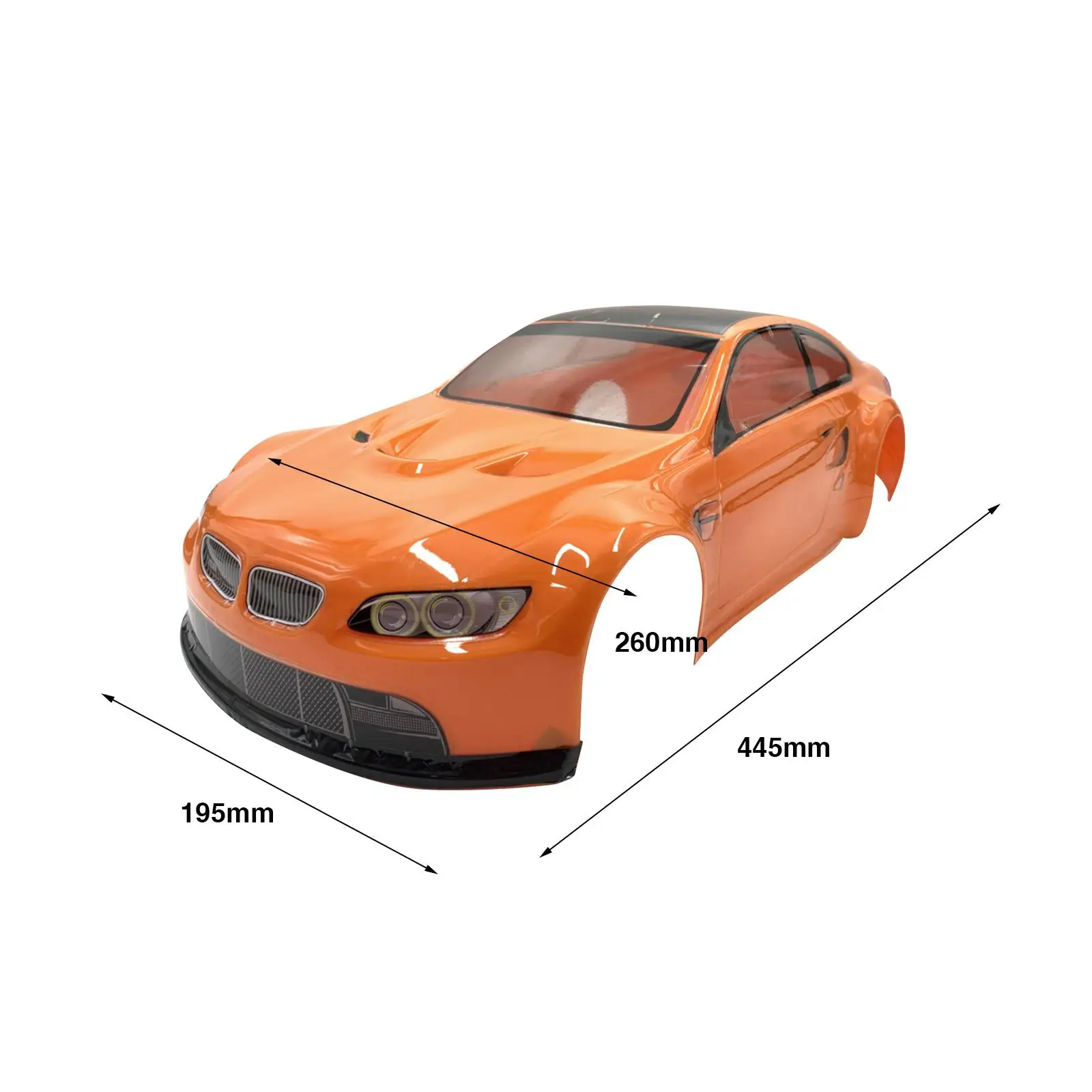 Pokrowiec na karoserię samochodu RC o przekątnej 10,24 cala do driftu hobbystycznego RC w skali 1:10