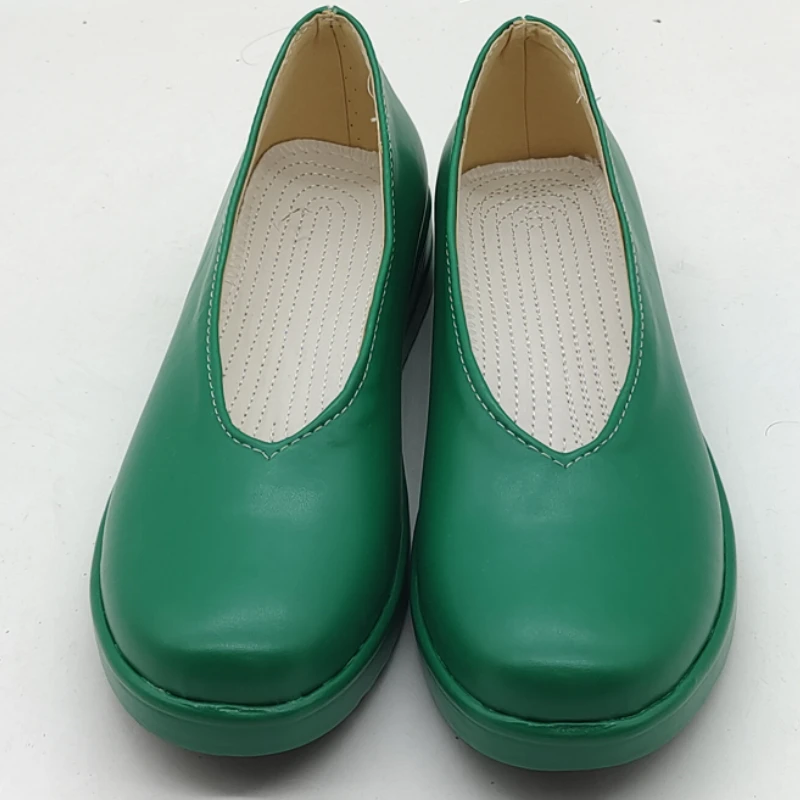 Cardcaptor Sakura Ri Syaoran Cosplay Sapatos para Homens e Mulheres, Anime Green Game Tênis