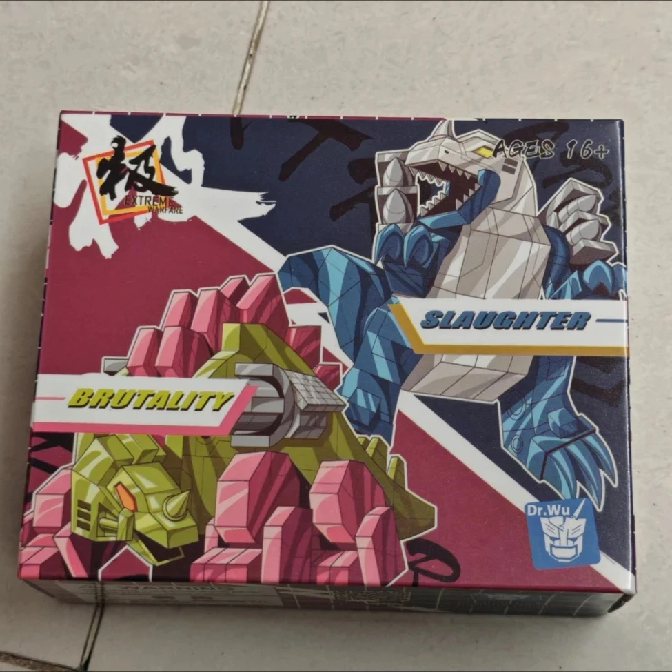 

В наличии игрушки-трансформеры DW-E61 DW-E62 Brutality and Slaughter Killing Dinosaur Tape Мини-весы Фигурка Хобби Подарок