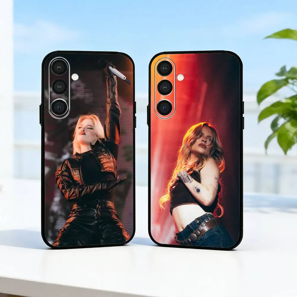 L-Luisa Sonza B-BRUTAL P-PARAiSO  Phone Case For Samsung  A73,72,71,53,52,51,22,91,80, Soft Black Cover