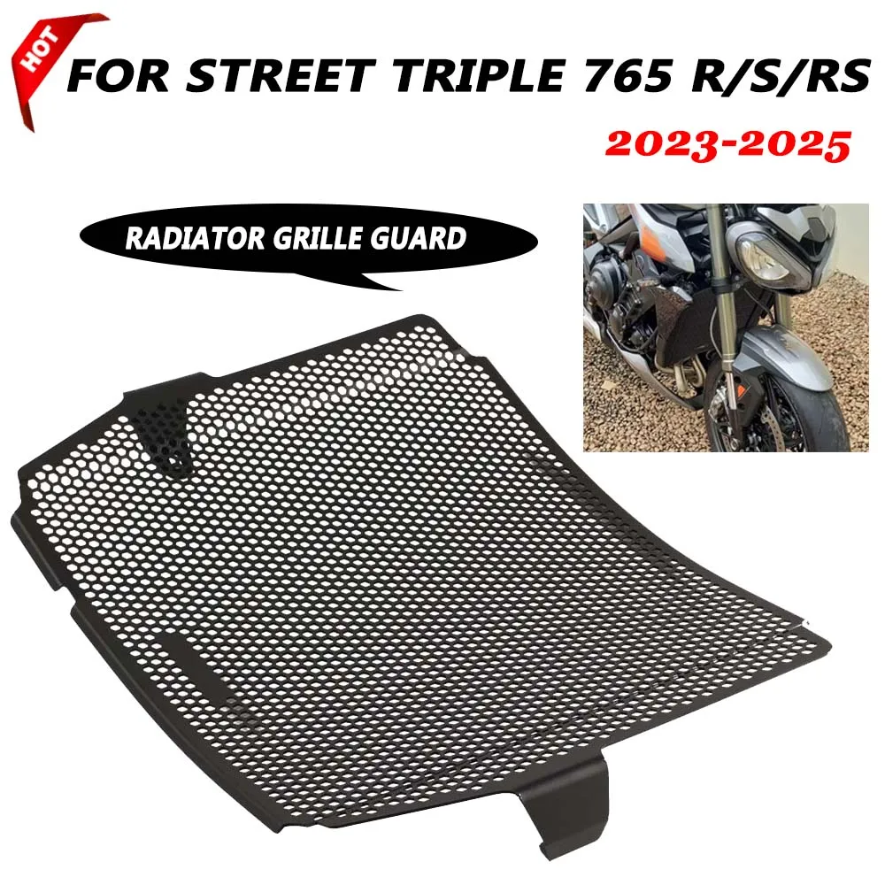 Motorcycle Radiator Guard Grille Protector Cover For Triumph 765R 765S 765RS StreetTriple Street Triple 765 2023 2024 2025 Parts