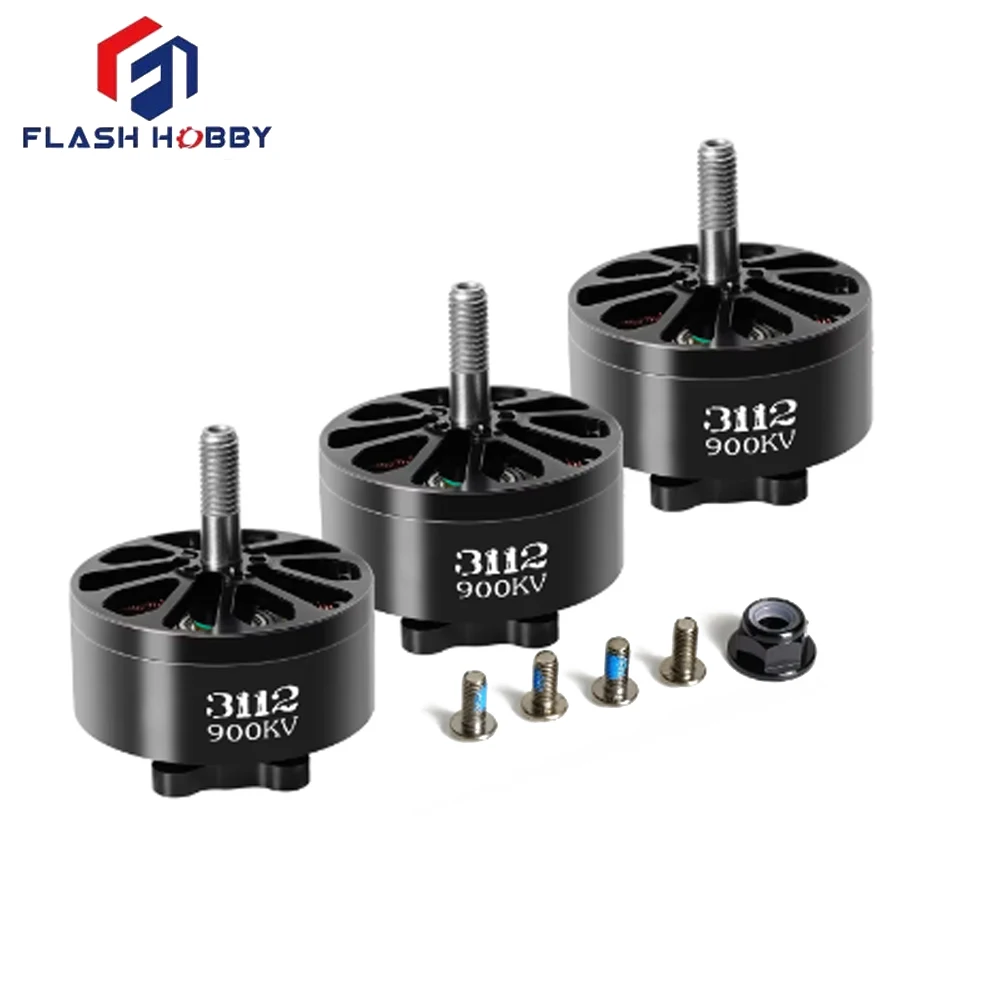 4 개/몫 FlashHobby 플래시 취미 Arthur A3112 3112 KV900 6S 1530W RC FPV 프리 스타일 드론 용 브러시리스 모터