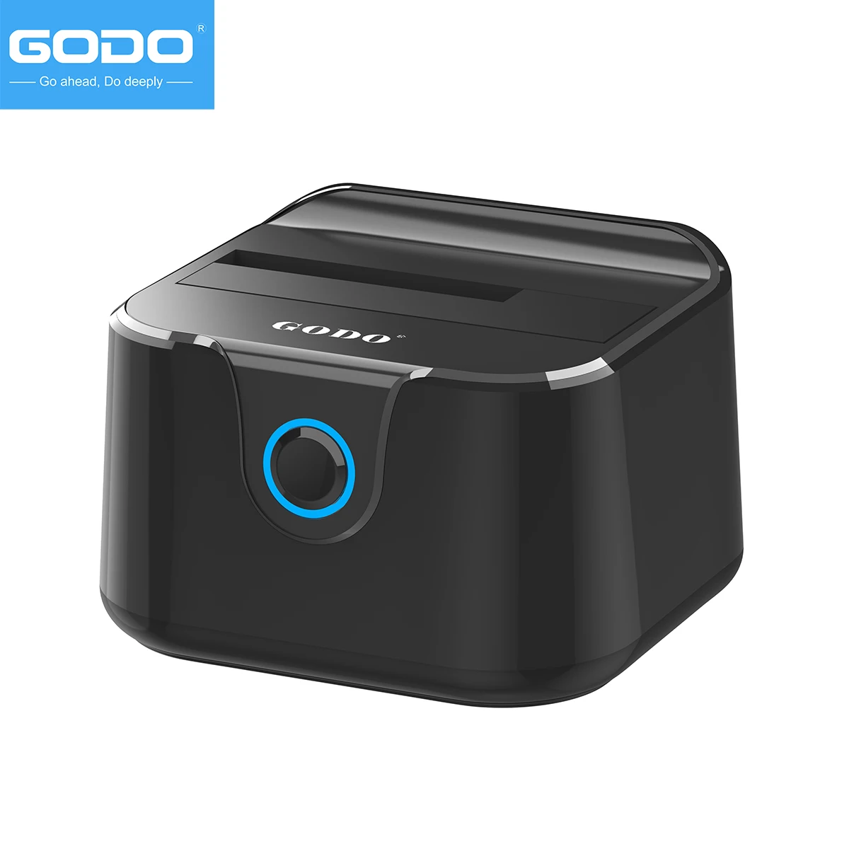 GODO Single Bay  2.5/3.5" SATA HDD Docking Station HDD/SSD External USB 3.0 Hard Drive Dock HDD Hard Drive Enclosure Box