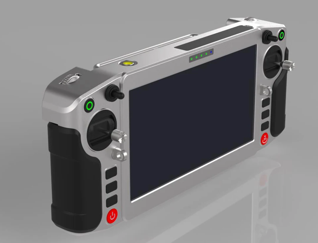 

FPV Drone Control Remote Fiber Optic Drone Control 40km/80km Integrated Link Receiver Remote Control Mavlink/CRSF protocol