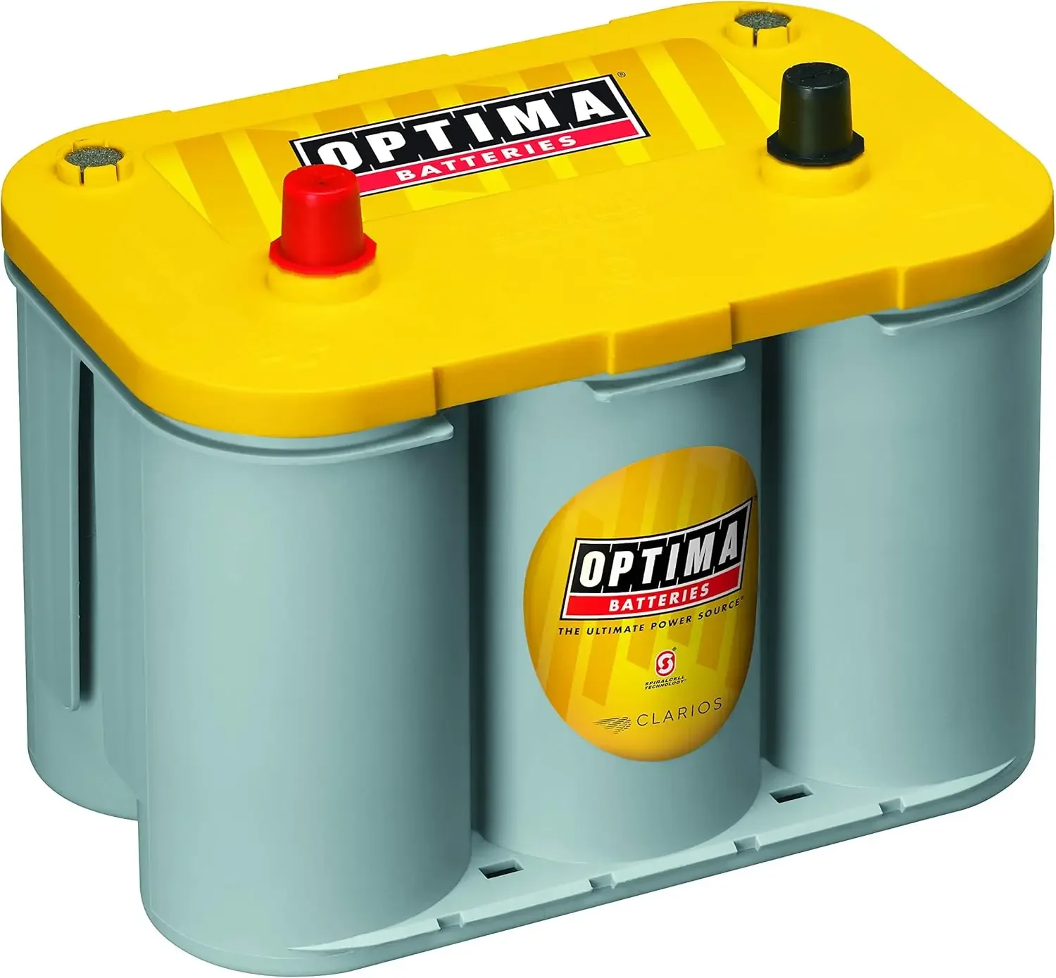 home.Batteries de alto desempenho D34 YellowTop bateria AGM selada de dupla finalidade para carro, caminhão e SUV, 750 CCA