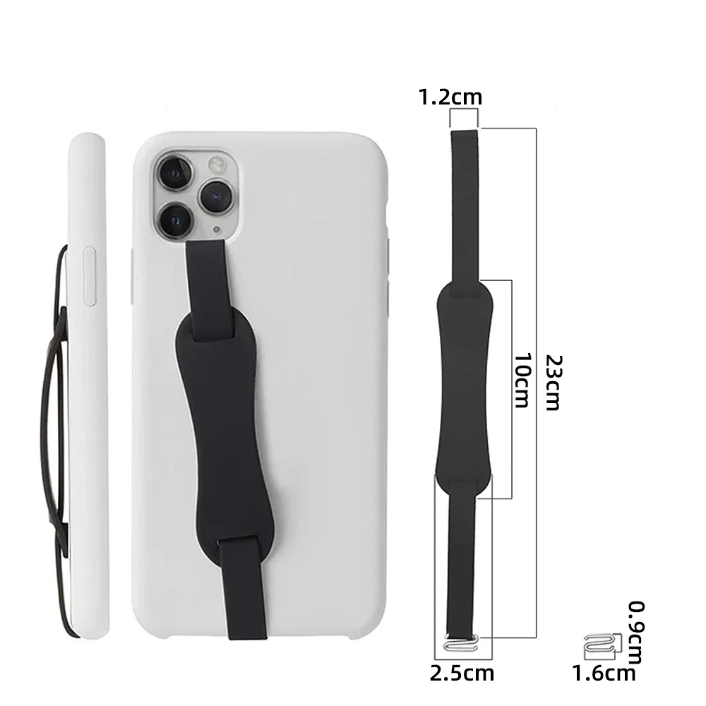 Universal Anti-drop Phone Strap Elastic Band Holder One-handed Operate Finger Grip Stand Wristband Lanyard Smart Accessories