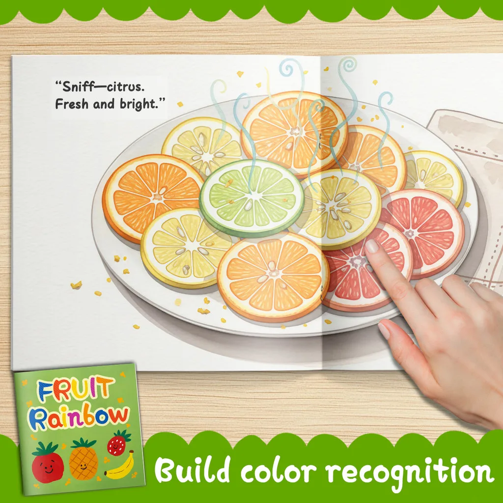 Early Sensory & Cognitive Starter Set (3 Books) — See & Sort Shapes · Touch & Texture · Fruit Rainbow | Toddler