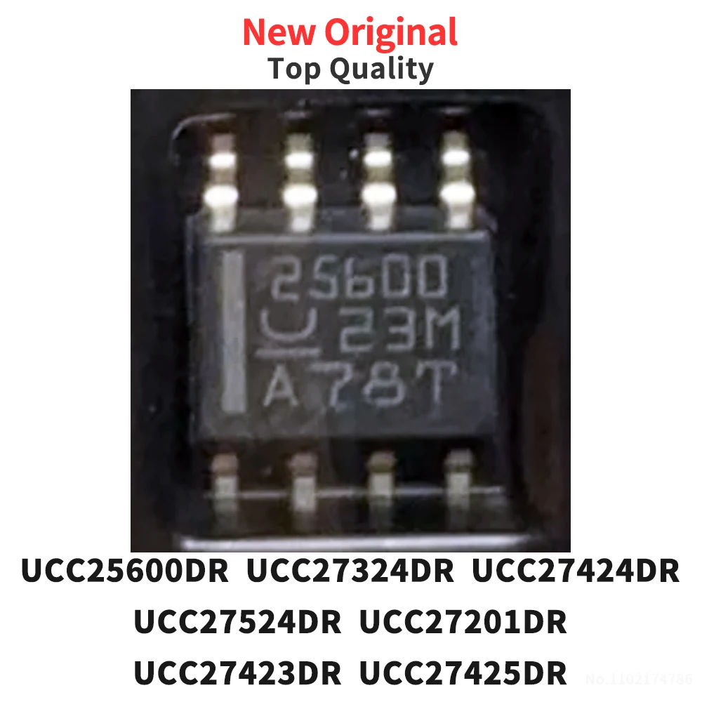 (5 Pcs) UCC25600DR UCC27324DR UCC27424DR UCC27524DR UCC27201DR UCC27423DR UCC27425DR SOP-8 New Original